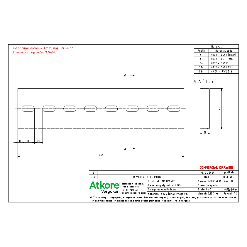 COMMERCIAL 1KLM125KP (47827)